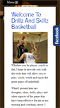 Mobile Screenshot of drillzandskillzbasketball.com